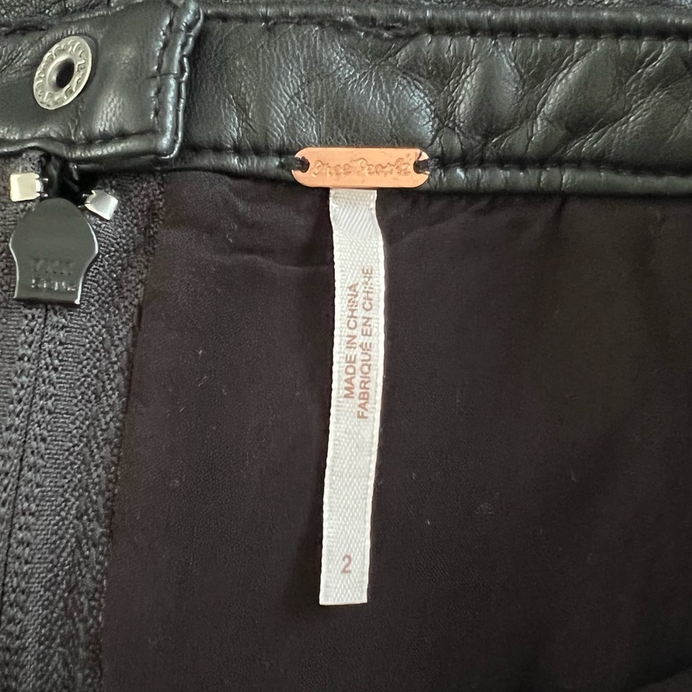 Free People Black Mini Skirt - Picture 6 of 8